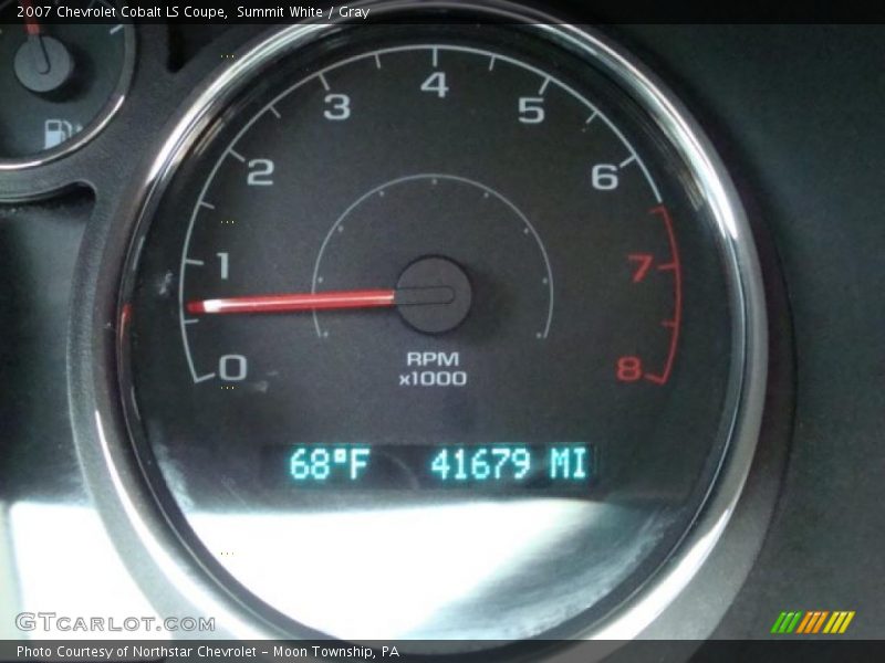 Summit White / Gray 2007 Chevrolet Cobalt LS Coupe