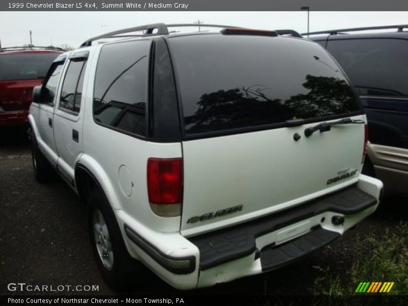 Summit White / Medium Gray 1999 Chevrolet Blazer LS 4x4
