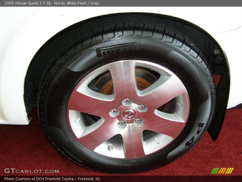 Nordic White Pearl / Gray 2005 Nissan Quest 3.5 SE