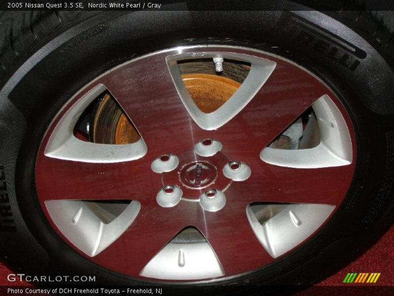 Nordic White Pearl / Gray 2005 Nissan Quest 3.5 SE