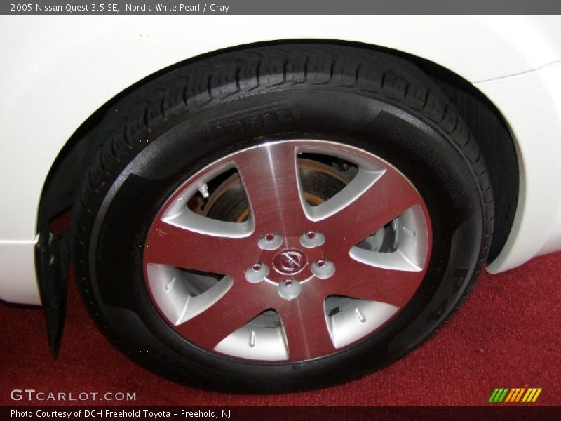 Nordic White Pearl / Gray 2005 Nissan Quest 3.5 SE