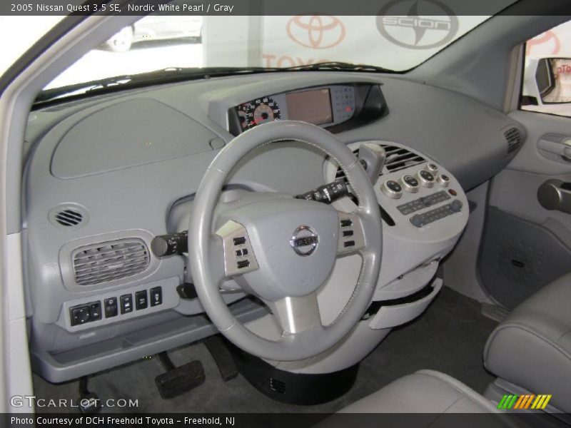 Nordic White Pearl / Gray 2005 Nissan Quest 3.5 SE