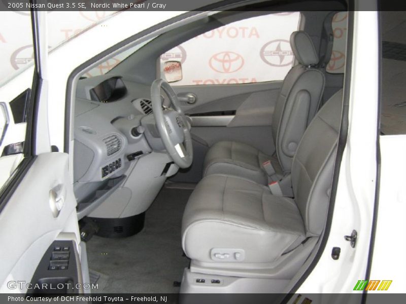 Nordic White Pearl / Gray 2005 Nissan Quest 3.5 SE