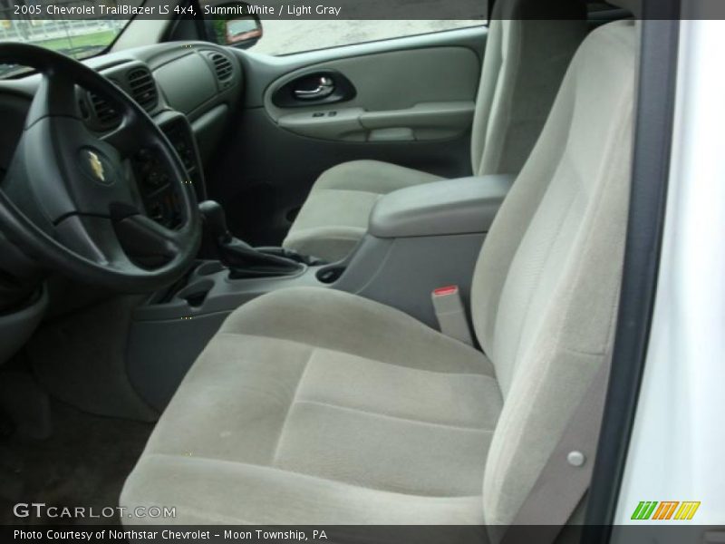 Summit White / Light Gray 2005 Chevrolet TrailBlazer LS 4x4
