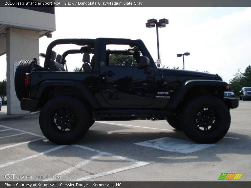 Black / Dark Slate Gray/Medium Slate Gray 2010 Jeep Wrangler Sport 4x4