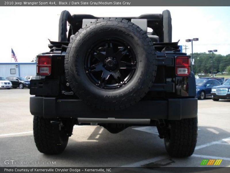 Black / Dark Slate Gray/Medium Slate Gray 2010 Jeep Wrangler Sport 4x4