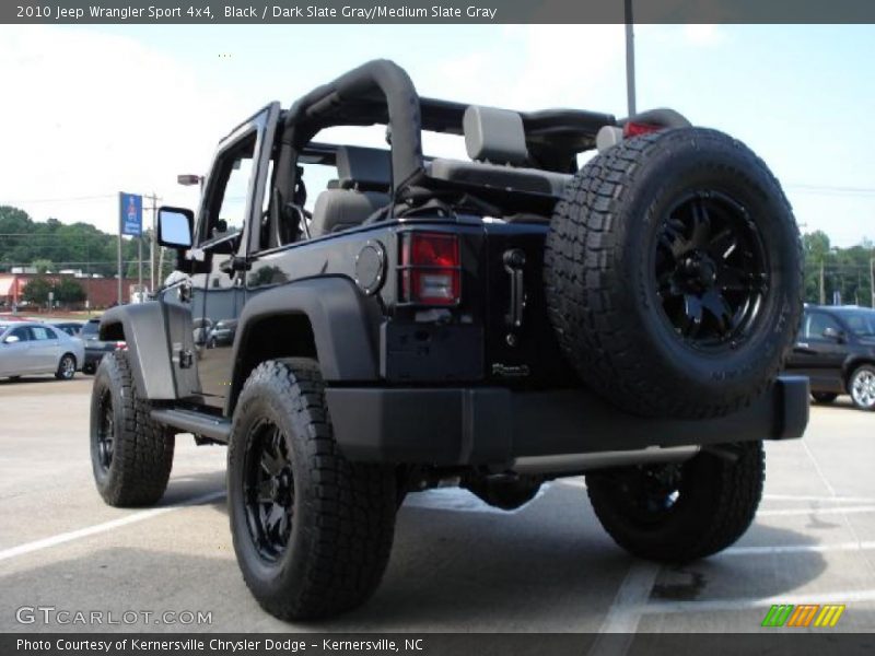 Black / Dark Slate Gray/Medium Slate Gray 2010 Jeep Wrangler Sport 4x4