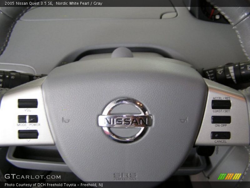 Nordic White Pearl / Gray 2005 Nissan Quest 3.5 SE