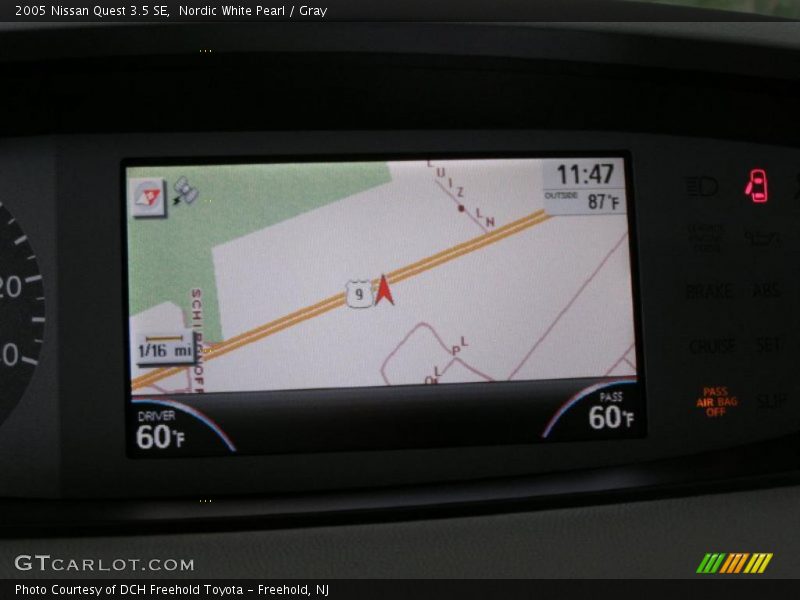 Nordic White Pearl / Gray 2005 Nissan Quest 3.5 SE