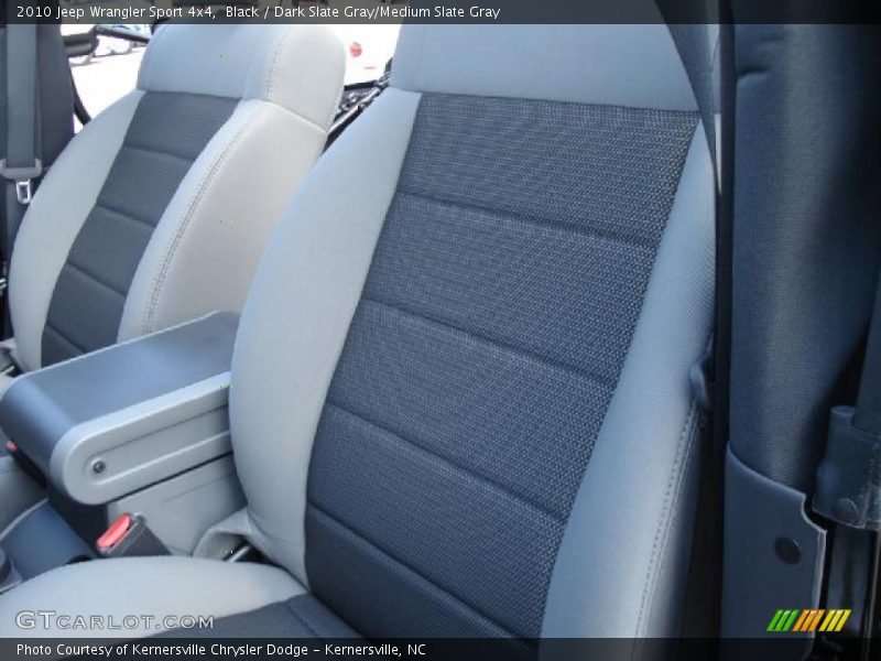 Black / Dark Slate Gray/Medium Slate Gray 2010 Jeep Wrangler Sport 4x4