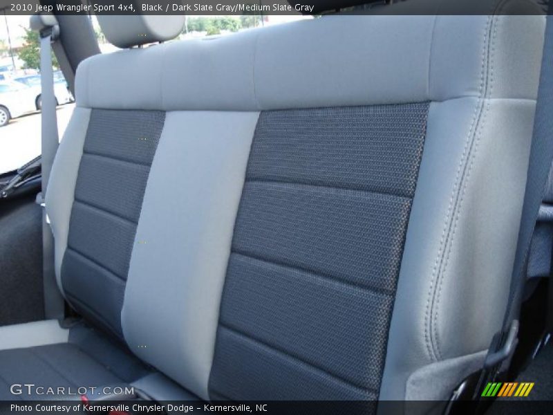 Black / Dark Slate Gray/Medium Slate Gray 2010 Jeep Wrangler Sport 4x4
