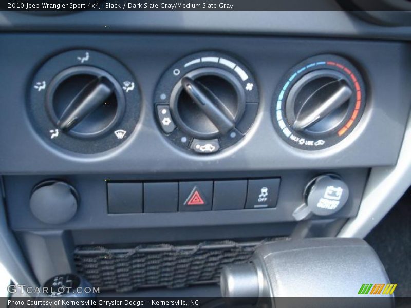 Black / Dark Slate Gray/Medium Slate Gray 2010 Jeep Wrangler Sport 4x4