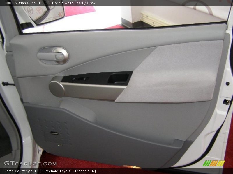 Nordic White Pearl / Gray 2005 Nissan Quest 3.5 SE