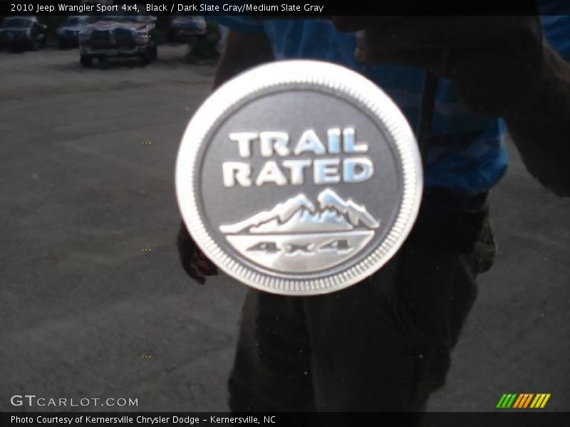 Black / Dark Slate Gray/Medium Slate Gray 2010 Jeep Wrangler Sport 4x4