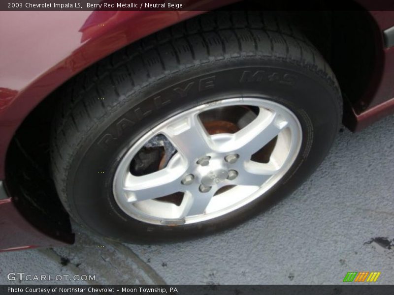 Berry Red Metallic / Neutral Beige 2003 Chevrolet Impala LS