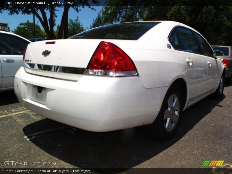 White / Gray 2006 Chevrolet Impala LT