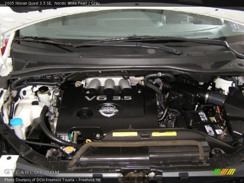 Nordic White Pearl / Gray 2005 Nissan Quest 3.5 SE