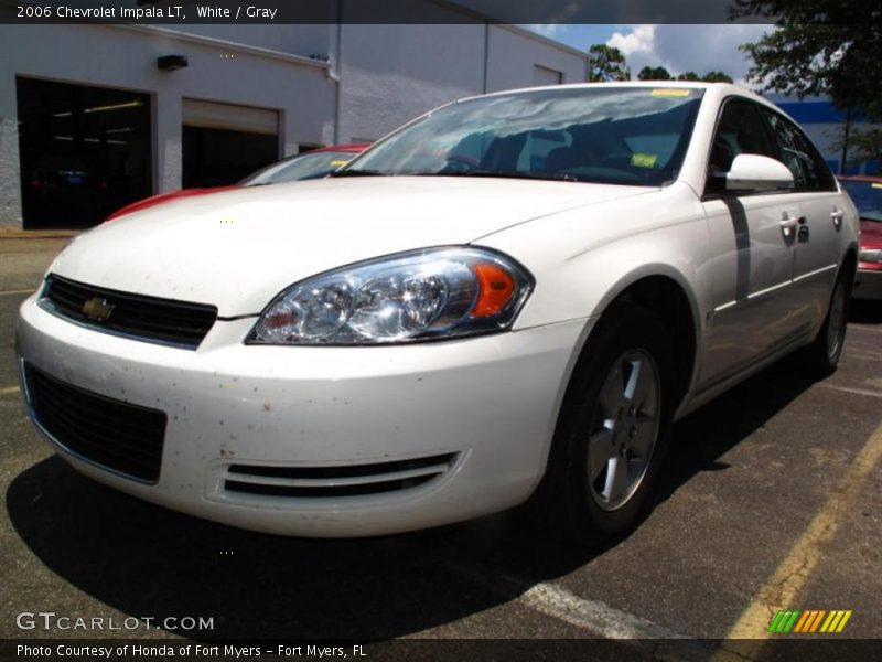 White / Gray 2006 Chevrolet Impala LT