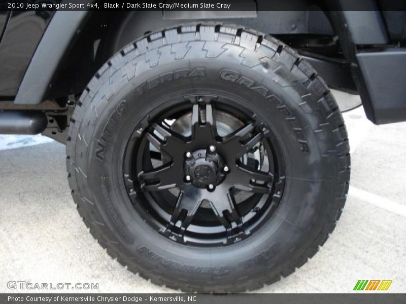 Black / Dark Slate Gray/Medium Slate Gray 2010 Jeep Wrangler Sport 4x4