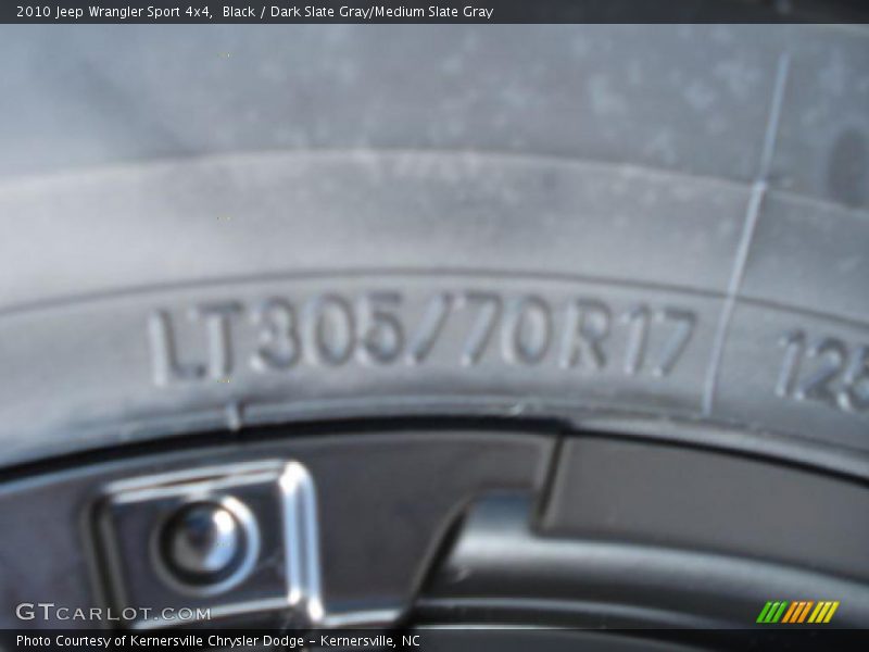 Black / Dark Slate Gray/Medium Slate Gray 2010 Jeep Wrangler Sport 4x4