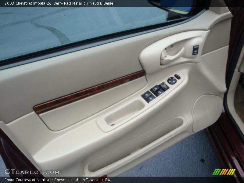 Berry Red Metallic / Neutral Beige 2003 Chevrolet Impala LS