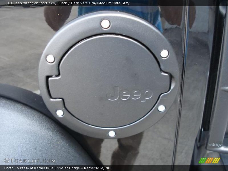 Black / Dark Slate Gray/Medium Slate Gray 2010 Jeep Wrangler Sport 4x4