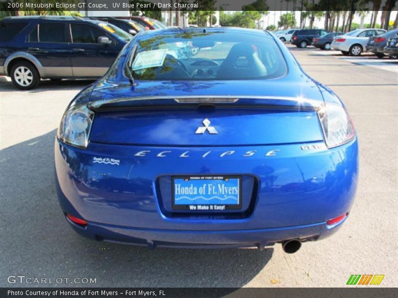 UV Blue Pearl / Dark Charcoal 2006 Mitsubishi Eclipse GT Coupe