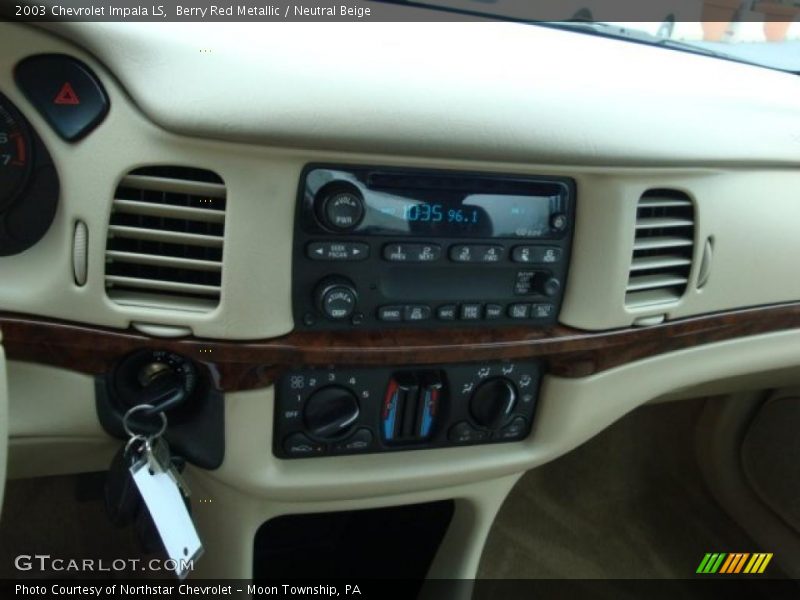 Berry Red Metallic / Neutral Beige 2003 Chevrolet Impala LS