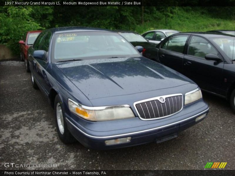 Medium Wedgewood Blue Metallic / Slate Blue 1997 Mercury Grand Marquis LS