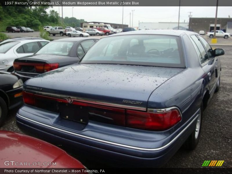 Medium Wedgewood Blue Metallic / Slate Blue 1997 Mercury Grand Marquis LS