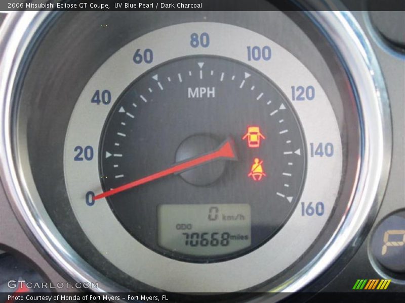 UV Blue Pearl / Dark Charcoal 2006 Mitsubishi Eclipse GT Coupe
