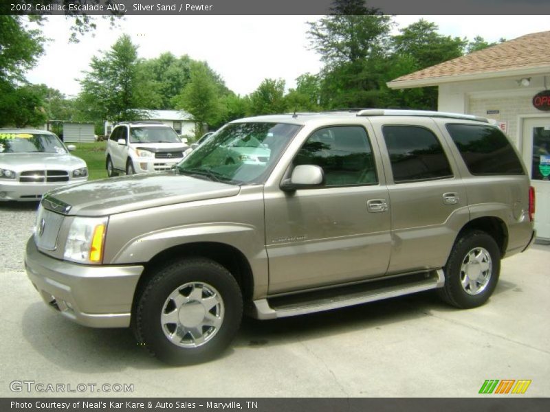 Silver Sand / Pewter 2002 Cadillac Escalade AWD