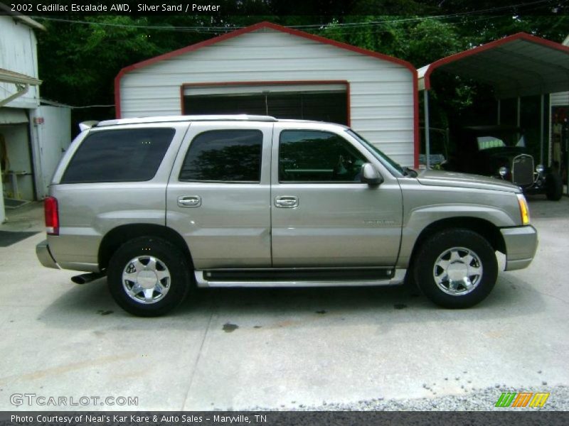 Silver Sand / Pewter 2002 Cadillac Escalade AWD