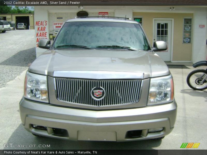 Silver Sand / Pewter 2002 Cadillac Escalade AWD