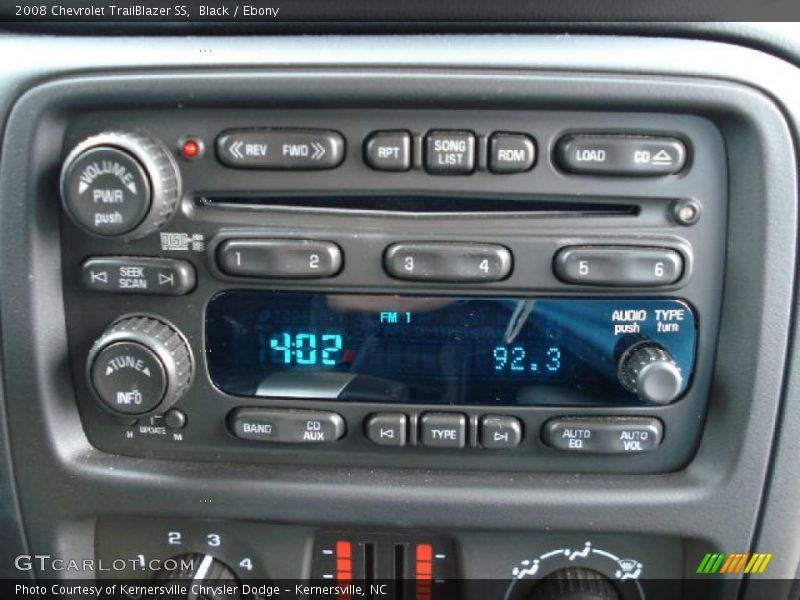 Black / Ebony 2008 Chevrolet TrailBlazer SS