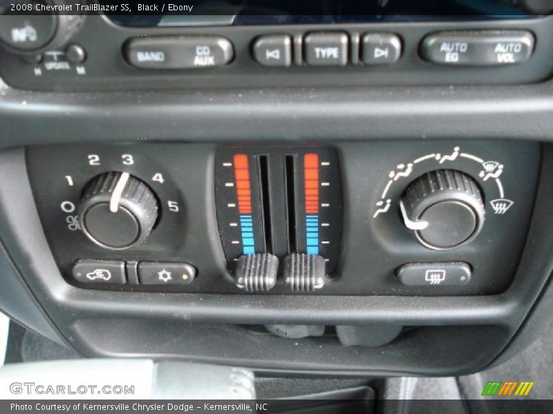 Black / Ebony 2008 Chevrolet TrailBlazer SS