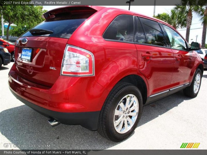 Redfire Metallic / Camel 2007 Ford Edge SEL Plus