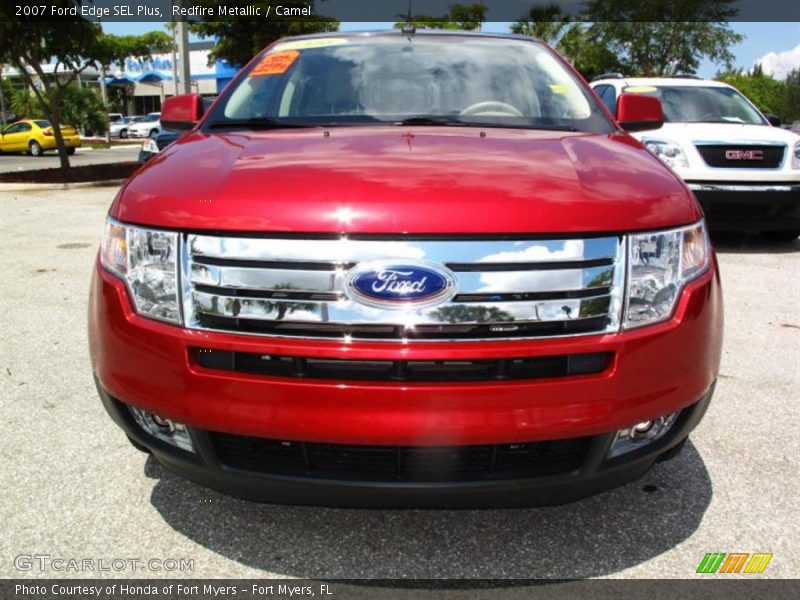 Redfire Metallic / Camel 2007 Ford Edge SEL Plus