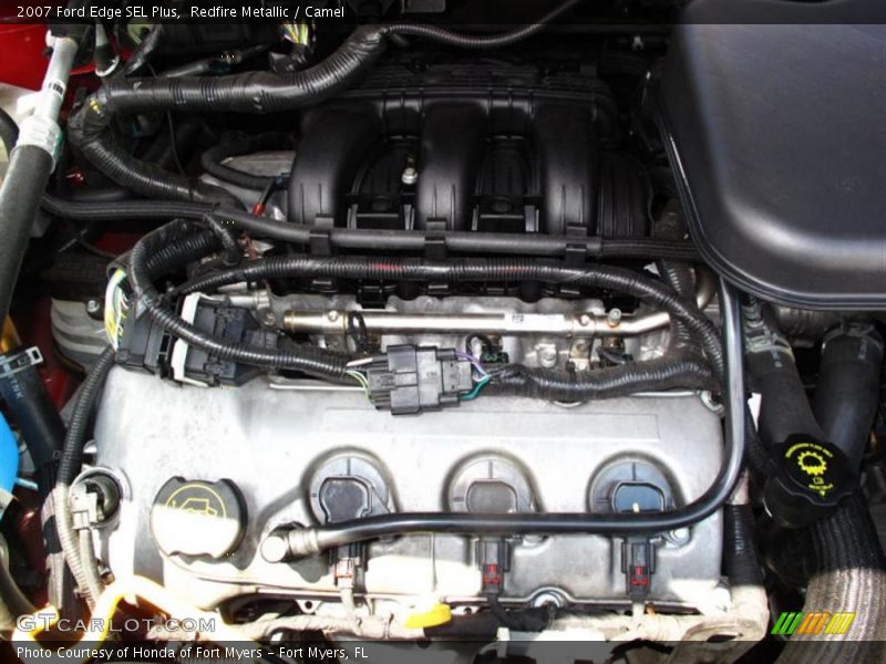 Redfire Metallic / Camel 2007 Ford Edge SEL Plus