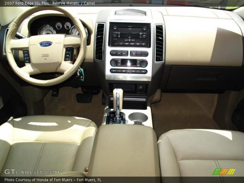 Redfire Metallic / Camel 2007 Ford Edge SEL Plus