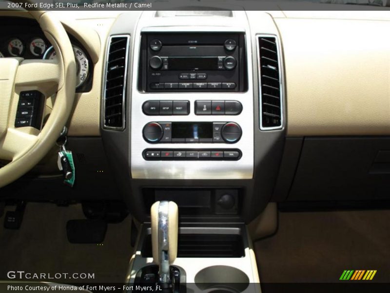 Redfire Metallic / Camel 2007 Ford Edge SEL Plus