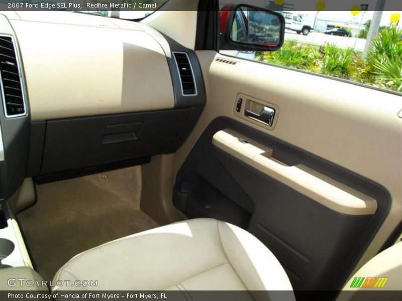 Redfire Metallic / Camel 2007 Ford Edge SEL Plus