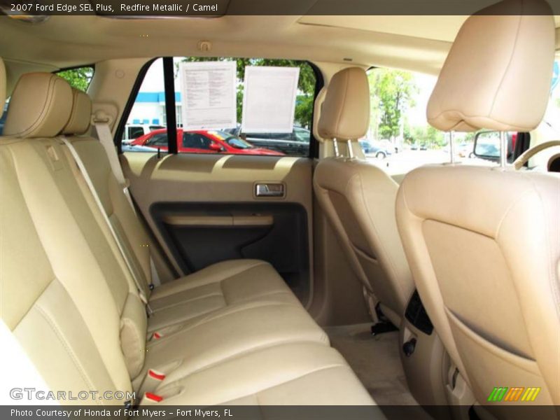 Redfire Metallic / Camel 2007 Ford Edge SEL Plus