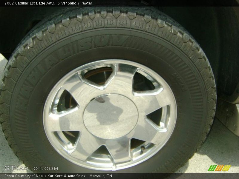 Silver Sand / Pewter 2002 Cadillac Escalade AWD