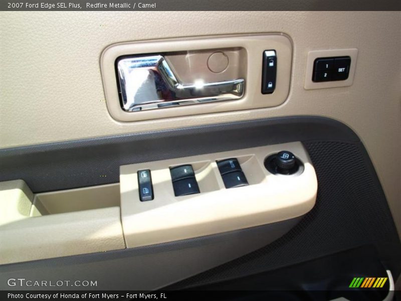 Redfire Metallic / Camel 2007 Ford Edge SEL Plus