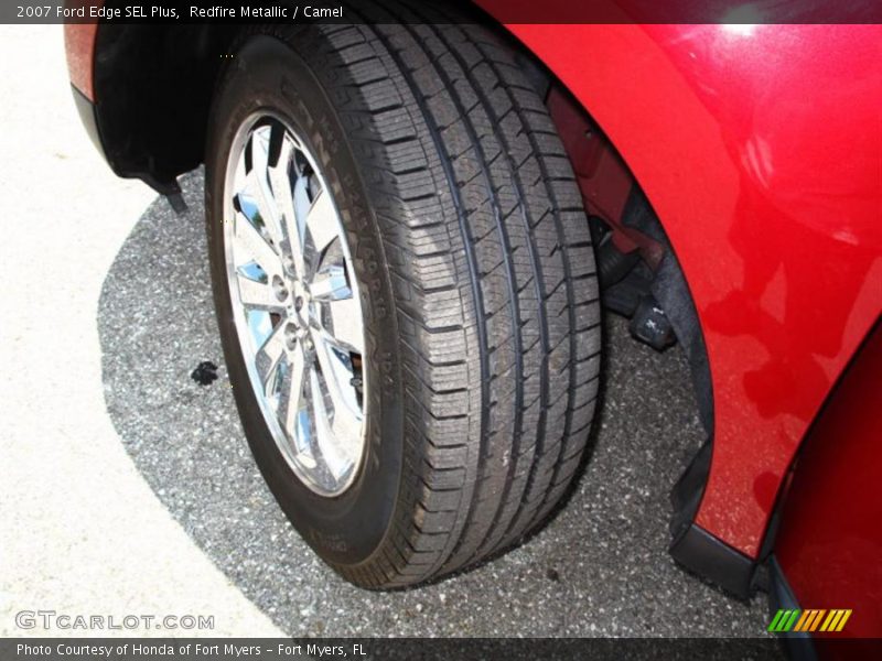 Redfire Metallic / Camel 2007 Ford Edge SEL Plus