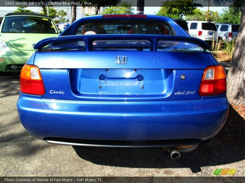Captiva Blue Pearl / Blue 1993 Honda Del Sol Si