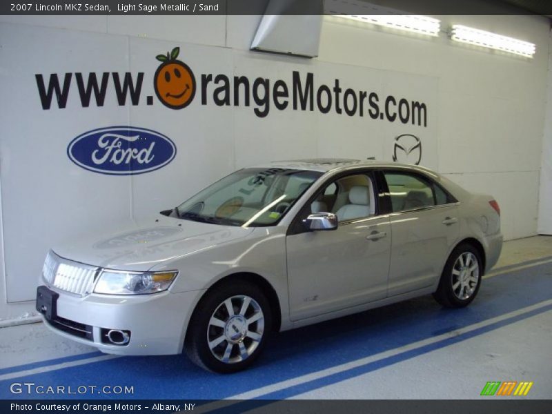 Light Sage Metallic / Sand 2007 Lincoln MKZ Sedan