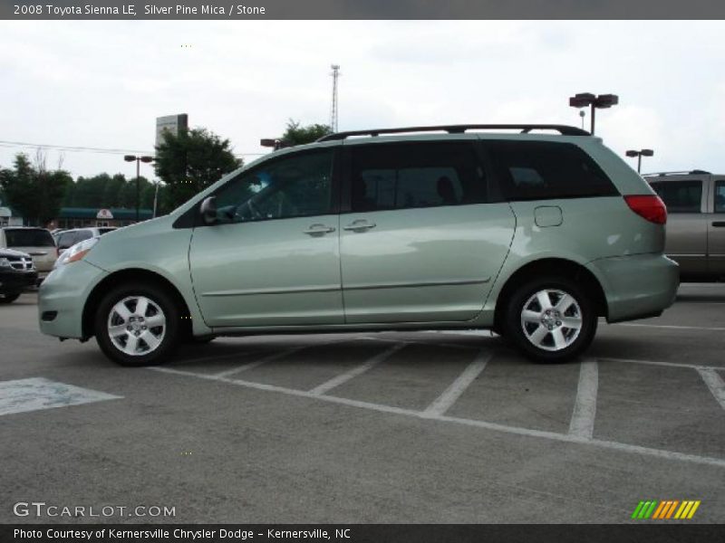 Silver Pine Mica / Stone 2008 Toyota Sienna LE