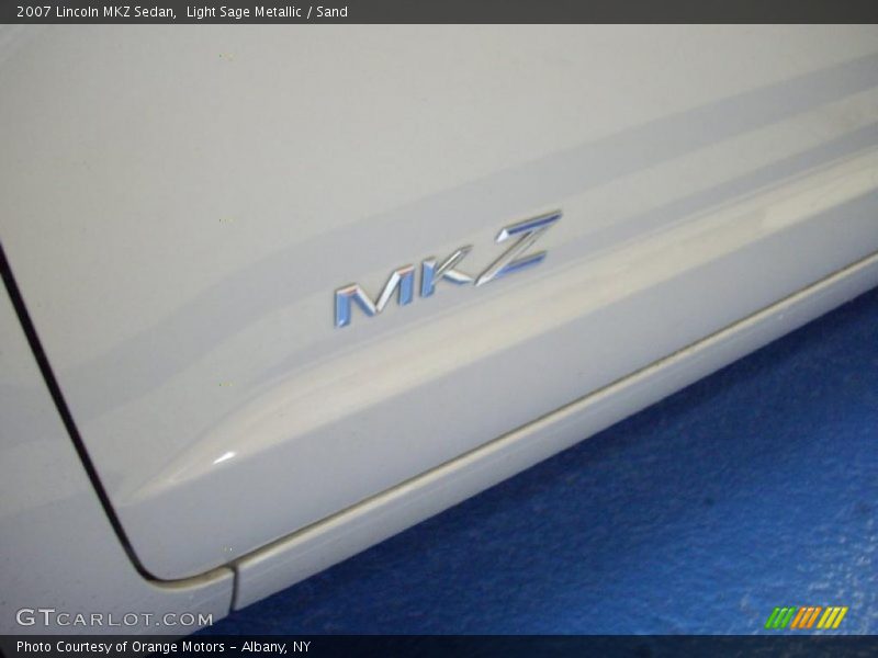 Light Sage Metallic / Sand 2007 Lincoln MKZ Sedan